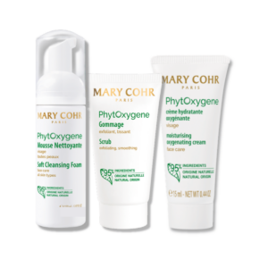 MARY COHR PHYTOXYGENE WEEKEND POUCH (PHYTOXYGENE CREAM + PHYTOXYGENE SCRUB + PHYTOXYGENE CLEANSING FOAM )